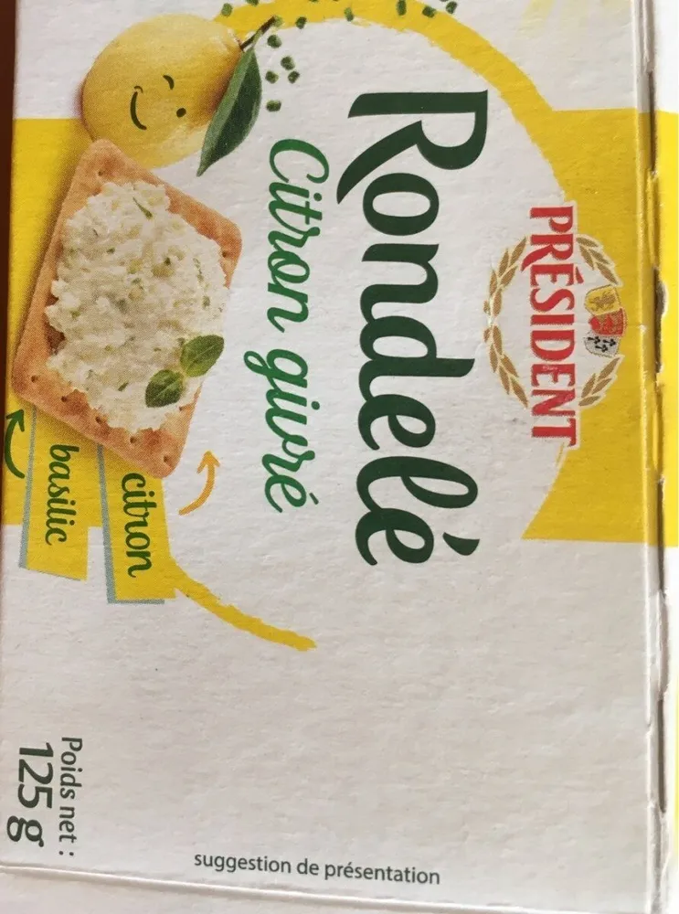 Rondele citron givré