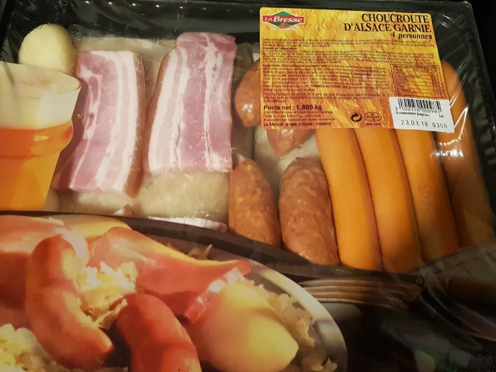 Choucroute d alsace garnie