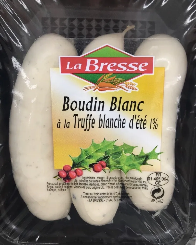 Boudin blanc à la truffe blanche d'été