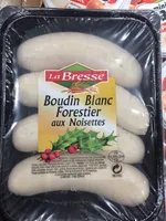 Boudin blanc forestier aux noisettes