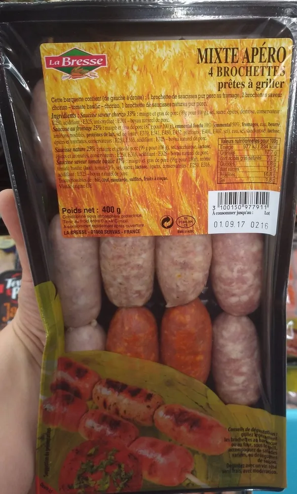Brochettes Mixte Apéro