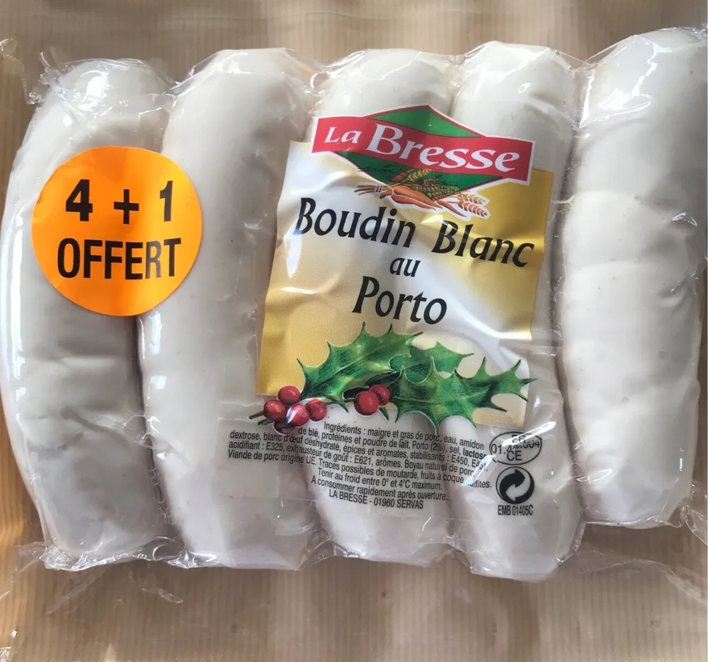 Boudin blanc au porto