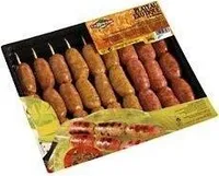Plateau exotique LA BRESSE, 9 brochettes