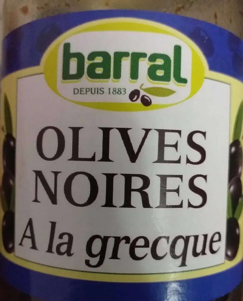 Olives noires a la grecque