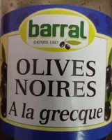 Olives noires a la grecque