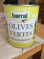 Olives vertes denoyautees