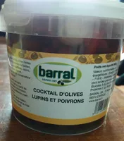 Cocktail d'olives lapins et poivrons