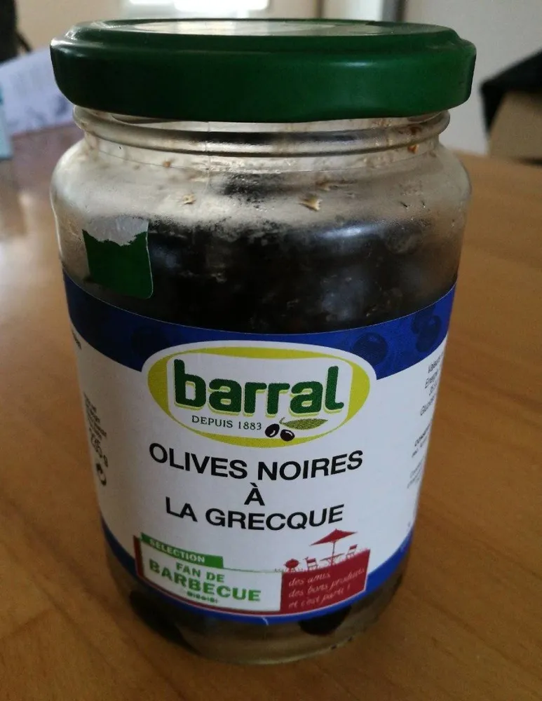 Olives noires à la grecque