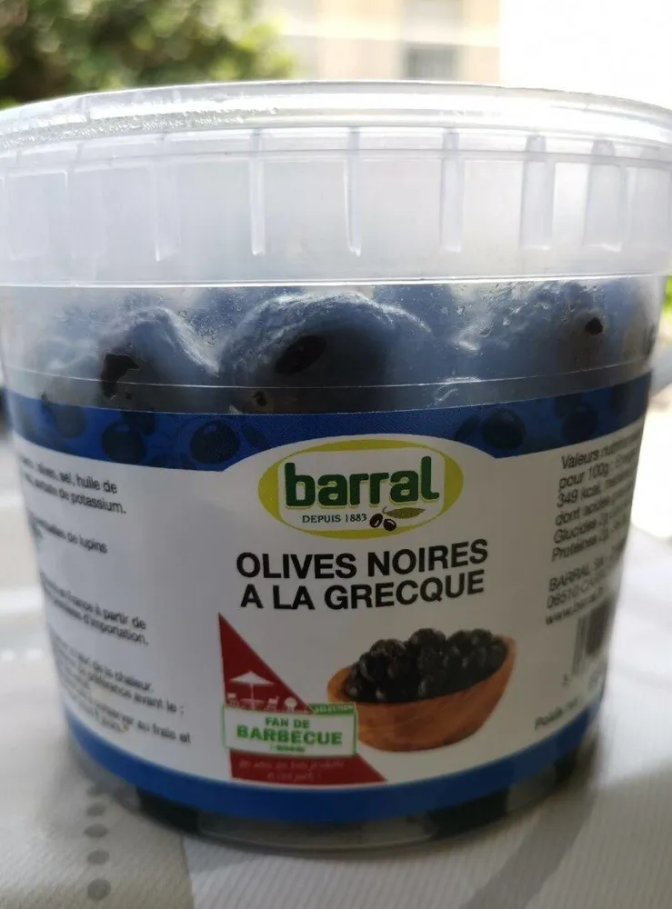 Olives noires à la grecque