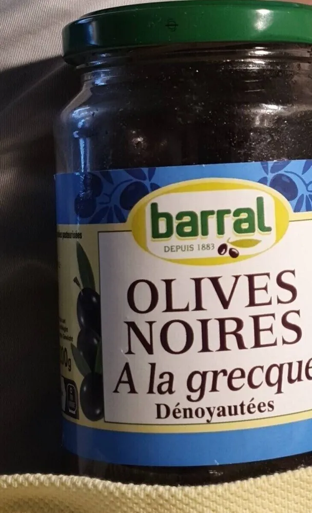 Olives noires A8 la grecque Dénoyautées