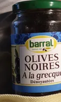 Olives noires A8 la grecque Dénoyautées