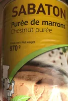 Purée de marrons