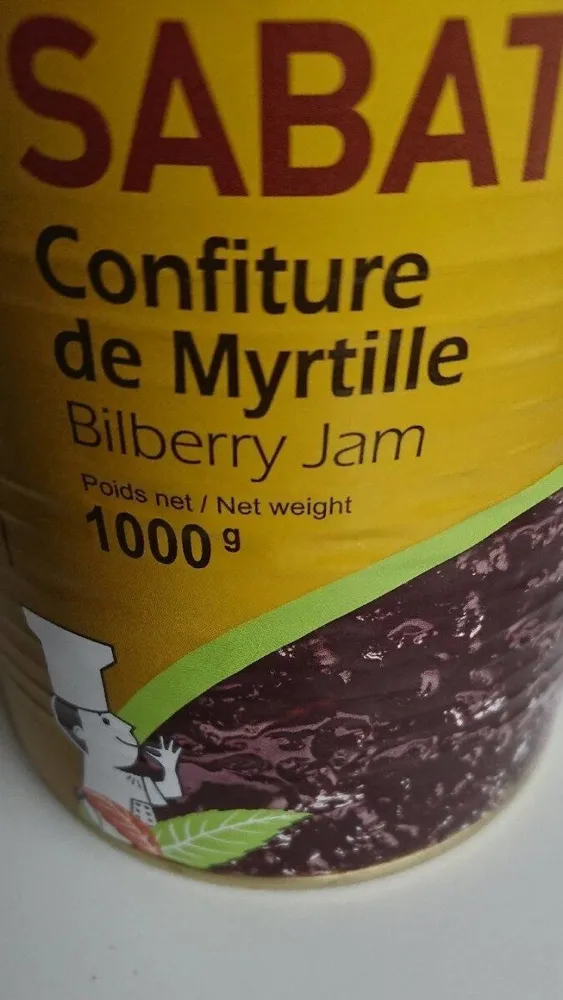 Confiture myrtille