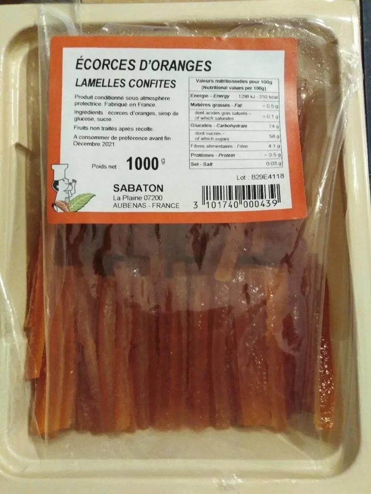 Écorce d'orange