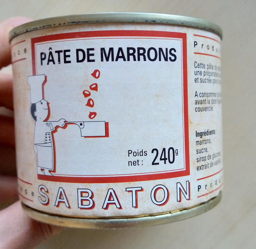Pâte de marrons