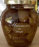Marrons au sirop