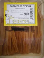 écorces de citrons