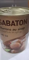 Marrons au sirop