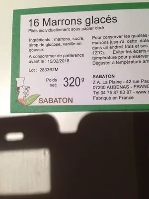 Marrons glacés