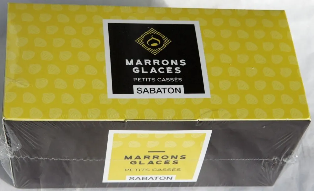 Marrons glacés, petits, cassés