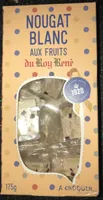 Nougat blanc aux fruits