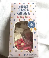 Nougat blanc et fantaisie