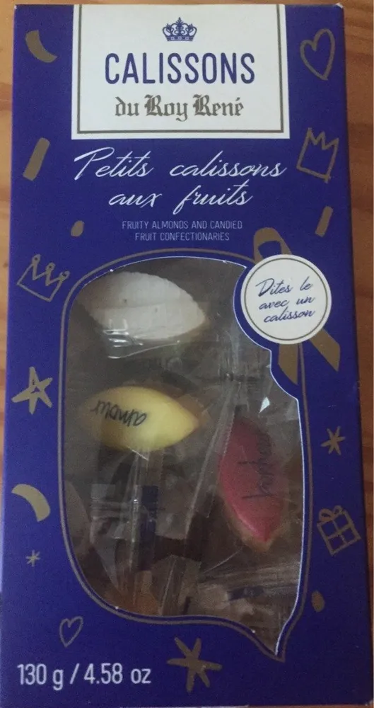 Petits calissons aux fruits