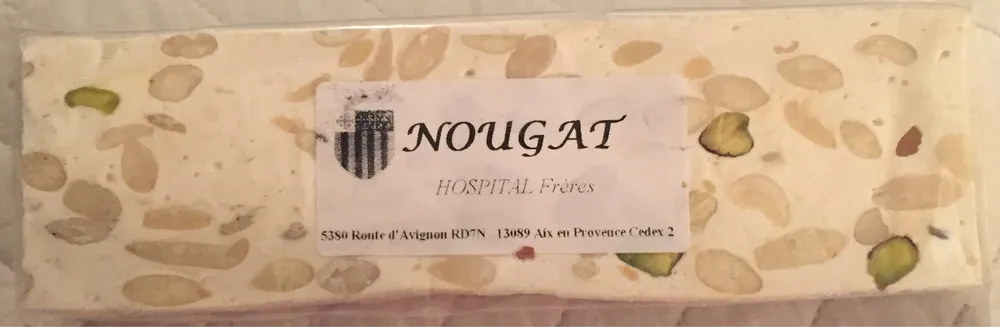 Nougat blanc traditionnel