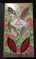 Calissons fraise et basilic