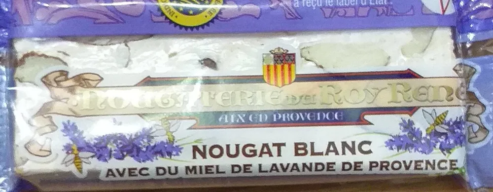 NOUGAT BLANC AVEC DU MIEL DE LAVNDE DE PROVENCE