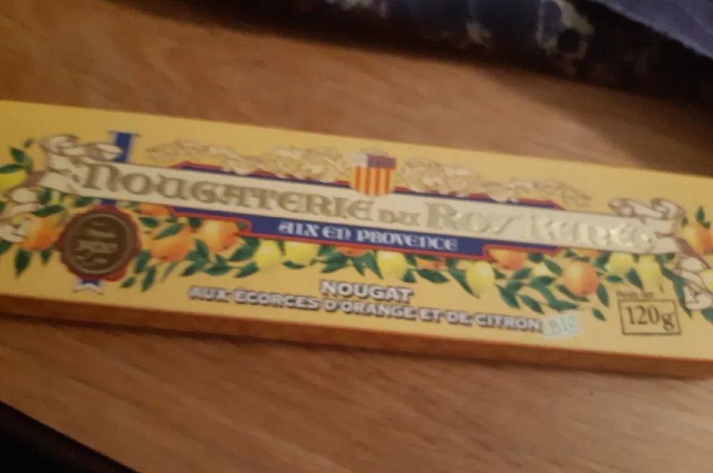 Nougat aux écorces d orange et de citron