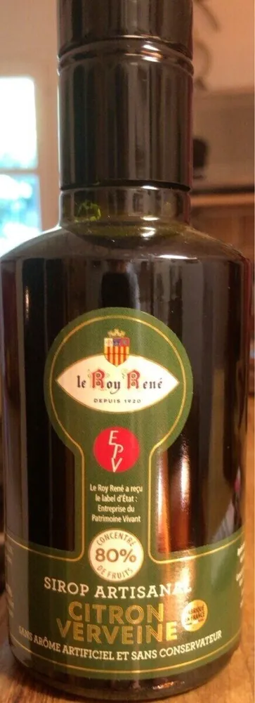 Sirop artisanal CitronVerveine