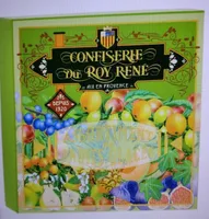 Assortiment de fruits confits glacés