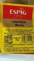 Paprika moulu