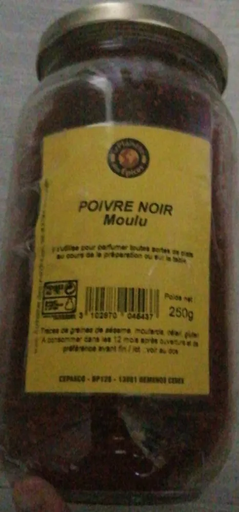 Poivre Noir Moulu
