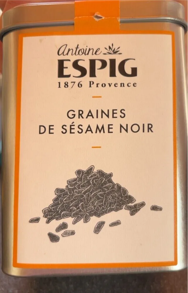 Graines de sesame noir