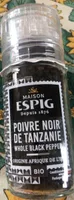 Poivre noir de tanzanie
