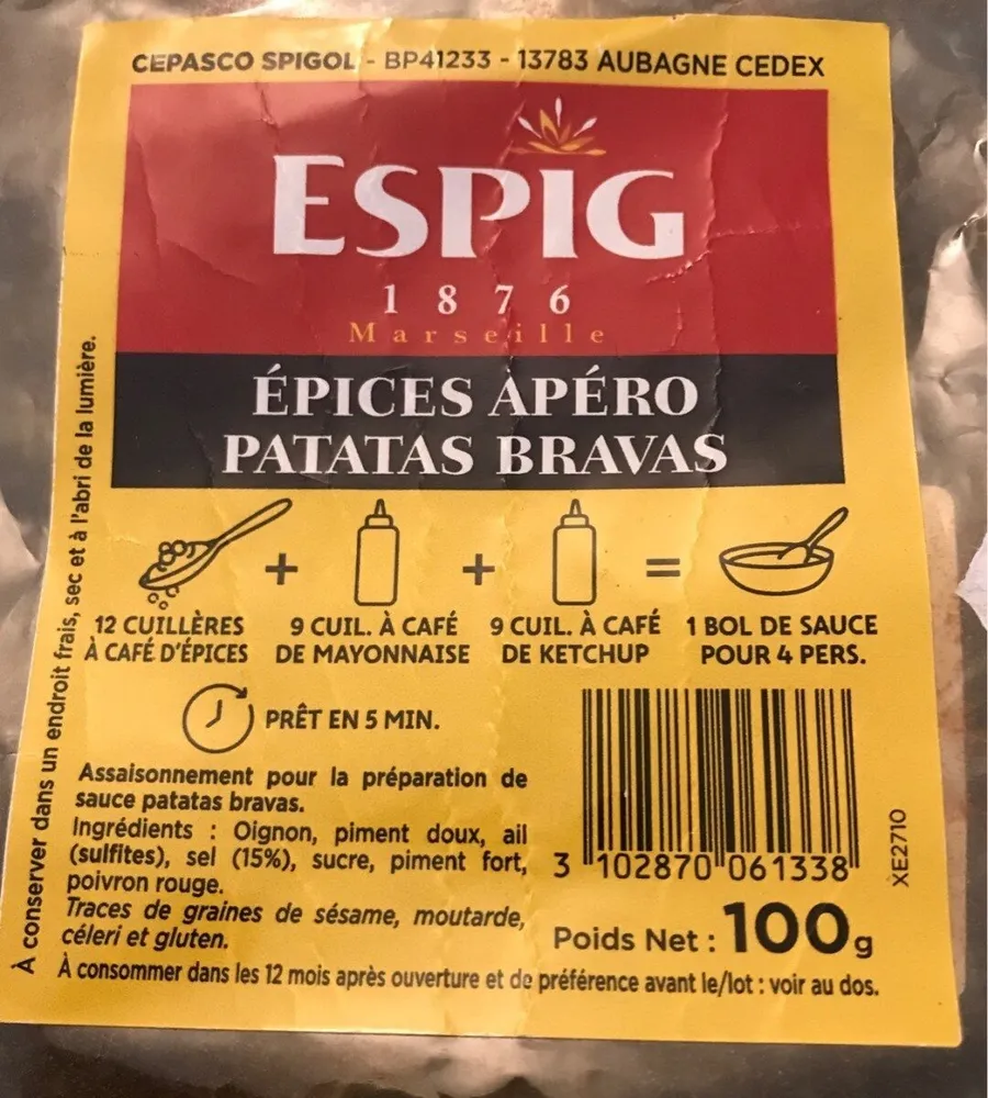 Epices apero patatas bravas