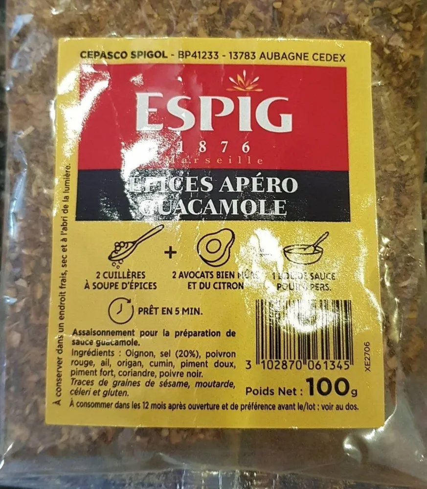 Épices apéro  guacamole