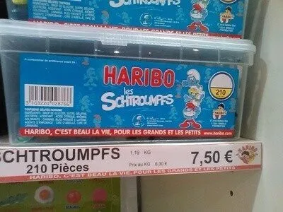 Haribo Schtroumpf