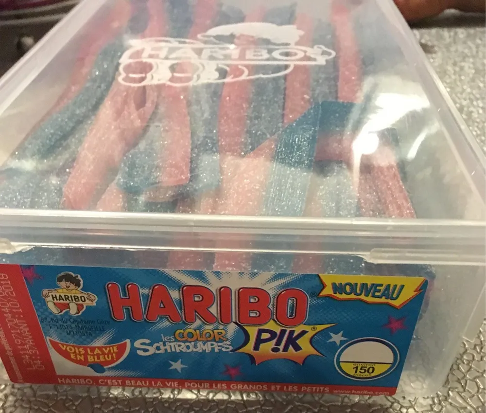 Haribo les color schtroumpfs