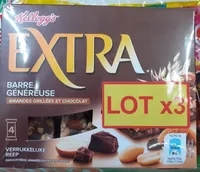 Barre généreuse amandes grillées et chocolat