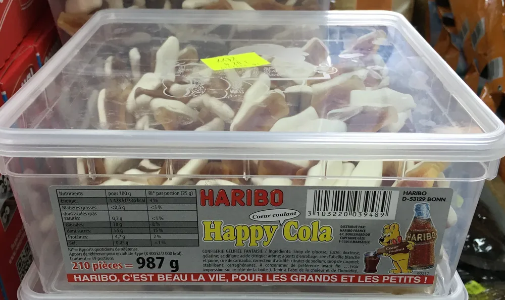 Happy Cola coeur coulant