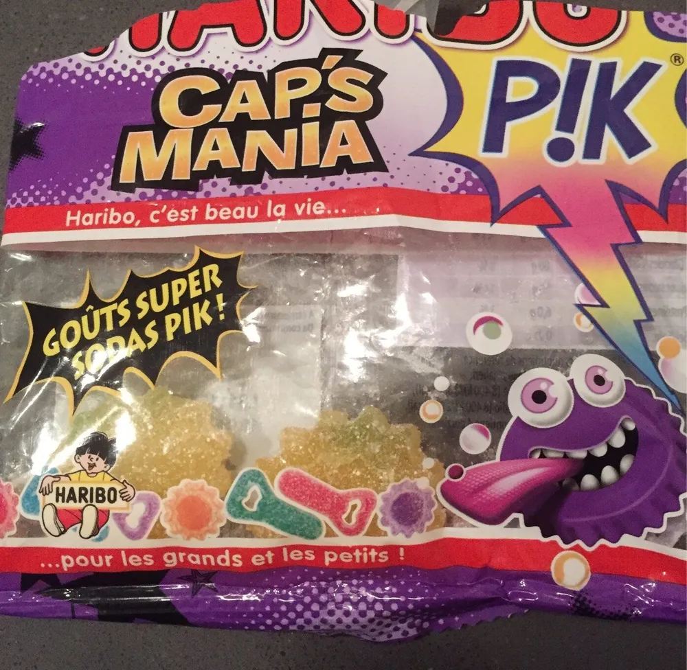 Bonbons Cap's Mania Pik Haribo 100GR