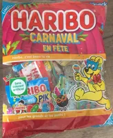 Bonbons haribo carnaval en fête