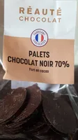 Palets chocolat noir 70%