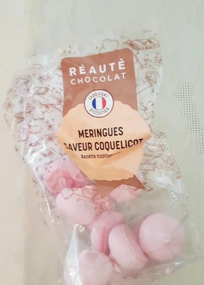 Meringues Saveur Coquelicot