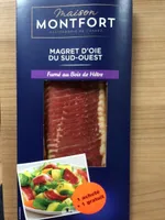Magret Oie Fumé Monfort 80 Gr, 1 Pièce