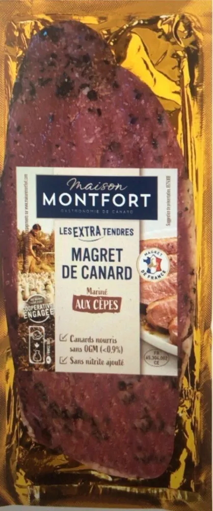 Magret de canard mariné aux cèpes