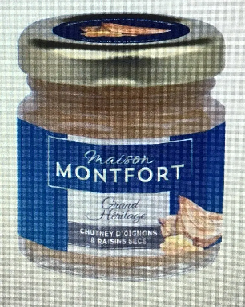 Chutney d'oignons et raisins secs